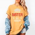 Proud Sister Of a 2019 Senior Graduation Family Women's Comfort Colors T-Shirt Mustard