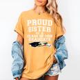 Proud Sister Of A Grad Class Of 2018 Graduation Apparel Women's Comfort Colors T-Shirt Mustard