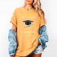 Proud Step Dad The Class Of 2019 Graduate Graduation Shirt Women's Comfort Colors T-Shirt Mustard