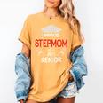 Proud Stepmom Of a 2019 Senior Graduation Family Women's Comfort Colors T-Shirt Mustard