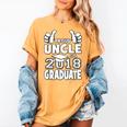 Proud Uncle Of A 2018 Graduate Senior Graduation Shirt Women's Comfort Colors T-Shirt Mustard