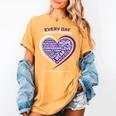 Purple In Memory Of My Grandpa Pancreatic Cancer Awareness Women's Comfort Colors T-Shirt Mustard