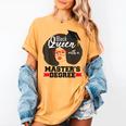 Queen Masters Degree Graduation Social Work MSW MPH Women's Comfort Colors T-Shirt Mustard