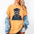 Raccoon Graduation Women's Comfort Colors T-Shirt Mustard