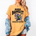 Racoon-Bookworm-Book Bandit-Fueled By Fiction Women's Comfort Colors T-Shirt Mustard Racoon-Bookworm-Book Bandit-Fueled By Fiction Women's Comfort Colors T-Shirt Mustard