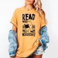Read More Books Ghost Halloween Reading Teacher Literacy Women's Comfort Colors T-Shirt Mustard Read More Books Ghost Halloween Reading Teacher Literacy Women's Comfort Colors T-Shirt Mustard