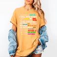 Read My Shirt Day For Kids Boy Girls i Will Read Book Women's Comfort Colors T-Shirt Mustard