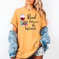 Read Between The Wines Im Just a Girl Who Loves Books & Wine Women's Comfort Colors T-Shirt Mustard Read Between The Wines Im Just a Girl Who Loves Books & Wine Women's Comfort Colors T-Shirt Mustard