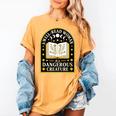 A Well Read Woman Is A Dangerous Creature For Book Lovers Women's Comfort Colors T-Shirt Mustard