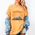 Reading 6 7 Six Seven Meme Slang Teacher Book Lover Women's Comfort Colors T-Shirt Mustard