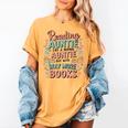 Reading Auntie Book Lover For Bookworm Aunt Women's Comfort Colors T-Shirt Mustard