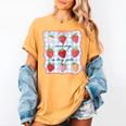 Reading Is My Jam Preppy Stawberry Bookworm Book Lover Nerd Women's Comfort Colors T-Shirt Mustard Reading Is My Jam Preppy Stawberry Bookworm Book Lover Nerd Women's Comfort Colors T-Shirt Mustard