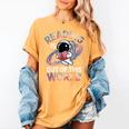 Reading Is Out Of This World Space Book Lover Women's Comfort Colors T-Shirt Mustard Reading Is Out Of This World Space Book Lover Women's Comfort Colors T-Shirt Mustard