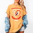 Red CHD Heart Disease Awareness Shirts In Memory Of Godson Women's Comfort Colors T-Shirt Mustard