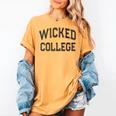 Retro Anti Social WICKED COLLEGE Introvert Stay Away From Me Women's Comfort Colors T-Shirt Mustard Retro Anti Social WICKED COLLEGE Introvert Stay Away From Me Women's Comfort Colors T-Shirt Mustard