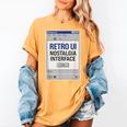Retro Computer Dialog Box 90s Desktop Interface Nostalgia Women's Comfort Colors T-Shirt Mustard