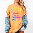 Retro Girls Just Wanna Have Fun Nostalgia 1980s 80's Premium Tri-Blend Women's Comfort Colors T-Shirt Mustard