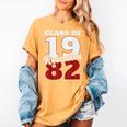 Reunion 1982 Class Of 1982 Reunion 82 Graduation 1982 Women's Comfort Colors T-Shirt Mustard