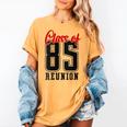 Reunion 1985 Matching Graduation High School Class Of 1985 Women's Comfort Colors T-Shirt Mustard