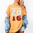 Reunion 2016 Class Of 2016 Reunion 16 Graduation 2016 Women's Comfort Colors T-Shirt Mustard