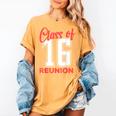 Reunion 2016 Class Of 2016 Matching Graduation High School Women's Comfort Colors T-Shirt Mustard