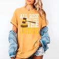 All Rise Here Comes The Judge Lawyer Graduation Quote Women's Comfort Colors T-Shirt Mustard
