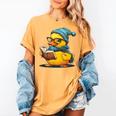Rubber Duck Reading Book Rubber Duckie Reader Coffee Lover Women's Comfort Colors T-Shirt Mustard Rubber Duck Reading Book Rubber Duckie Reader Coffee Lover Women's Comfort Colors T-Shirt Mustard