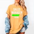 Sales Manager Loading Graduation Graduate New Job Women's Comfort Colors T-Shirt Mustard