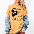 I Came I Saw I Had Anxiety So I Left Messy Bun Introvert Women's Comfort Colors T-Shirt Mustard I Came I Saw I Had Anxiety So I Left Messy Bun Introvert Women's Comfort Colors T-Shirt Mustard