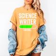Science Writer Loading Graduation Graduate New Job Women's Comfort Colors T-Shirt Mustard