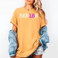 Senior 2018 TShirt Graduation Class Of 2018 Tee Shirt Women's Comfort Colors T-Shirt Mustard