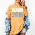 Senior 2019 Shirt Graduation Class Back To School Tee Women's Comfort Colors T-Shirt Mustard