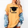 SENIOR 2025 Cute Graduation Class Of 2025 Graduate Women's Comfort Colors T-Shirt Mustard