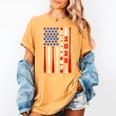 Senior 2026 Baseball American Flag Class Of 2026 Graduation Women's Comfort Colors T-Shirt Mustard