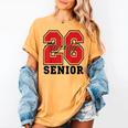 Senior 2026 Class Of 2026 School Graduation 2026 Merch Women's Comfort Colors T-Shirt Mustard