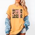 Senior 2027 Class Of 2027 Coquette Pink Bow Graduation 2027 Women's Comfort Colors T-Shirt Mustard