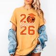 Senior Basketball Class Of 2026 Crew Basketball Graduation Women's Comfort Colors T-Shirt Mustard