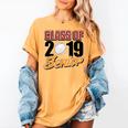 Senior Class Of 2019 Tshirt Graduation School Baseball Women's Comfort Colors T-Shirt Mustard
