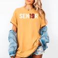 Senior Class Of 2019 Graduation Shirt Graduate Women's Comfort Colors T-Shirt Mustard