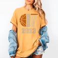 Senior Class Of 2023 Graduation Basketball Team Graduate Women's Comfort Colors T-Shirt Mustard
