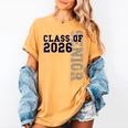Senior Class Of 2026 Graduation Year High School & College Women's Comfort Colors T-Shirt Mustard
