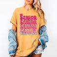 Senior Class Of 2026 Pink Coquette Bow Graduation 2026 Women's Comfort Colors T-Shirt Mustard