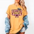 Senior Class Of 2027 Coquette Pink Bow Graduation 2027 Women Women's Comfort Colors T-Shirt Mustard