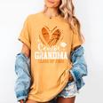 Senior Grandma Class Of 2026 Basketball Graduation Heart Women's Comfort Colors T-Shirt Mustard