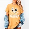 Senior Mommy Class Of 2026 Soccer Graduation Heart Premium Tri-Blend Women's Comfort Colors T-Shirt Mustard