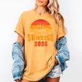 Senior Sunrise Class Of 2026 Graduation Proud Graduate Retro Women's Comfort Colors T-Shirt Mustard