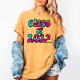 Senior Year 2022 Class Of 2022 Graduation Tie Dye Groovy Women's Comfort Colors T-Shirt Mustard