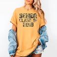 Seniors 2019 Class TShirt Camo Print T-Shirt Graduation Gift Women's Comfort Colors T-Shirt Mustard