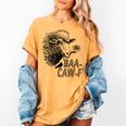Sheep Baa Crow Caw Back Off Pun Tee For Introverts & Teens Women's Comfort Colors T-Shirt Mustard