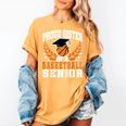 Sister Class Of 2025 Senior Basketball Graduation Family Women's Comfort Colors T-Shirt Mustard
